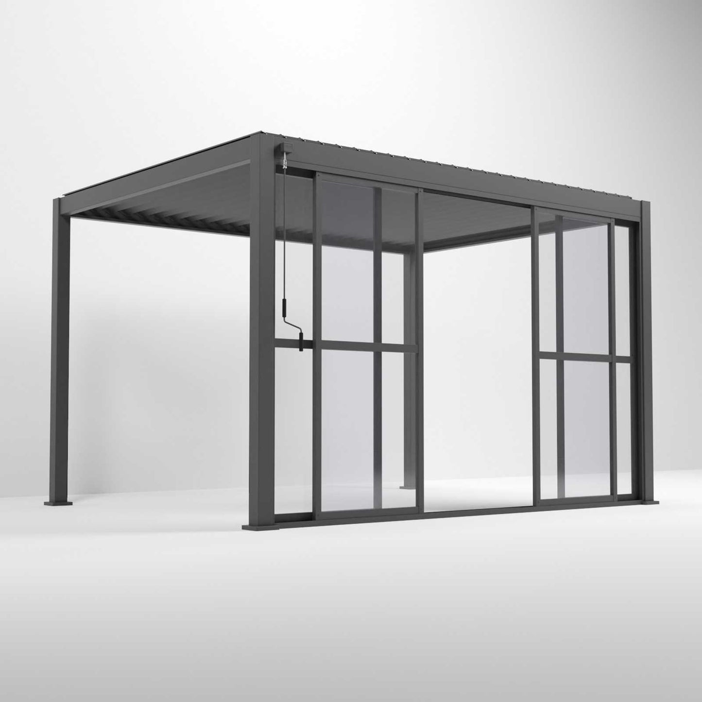Nova - Titan 4m Clear Sliding Doors, Grey