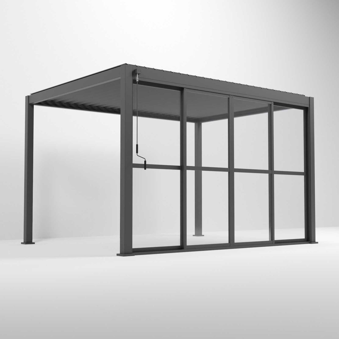 Nova - Titan 4m Clear Sliding Doors, Grey