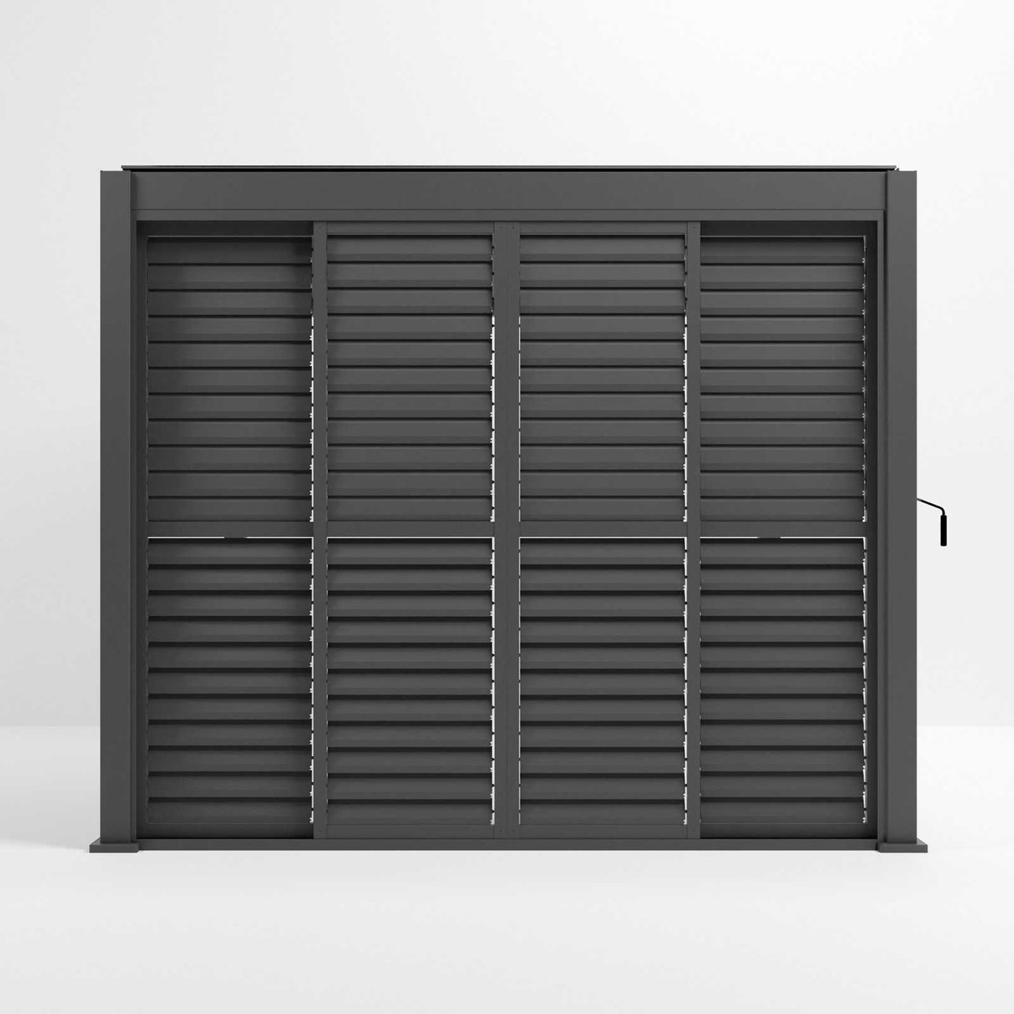 Nova - Titan Louver Sliding Doors 3m, Grey
