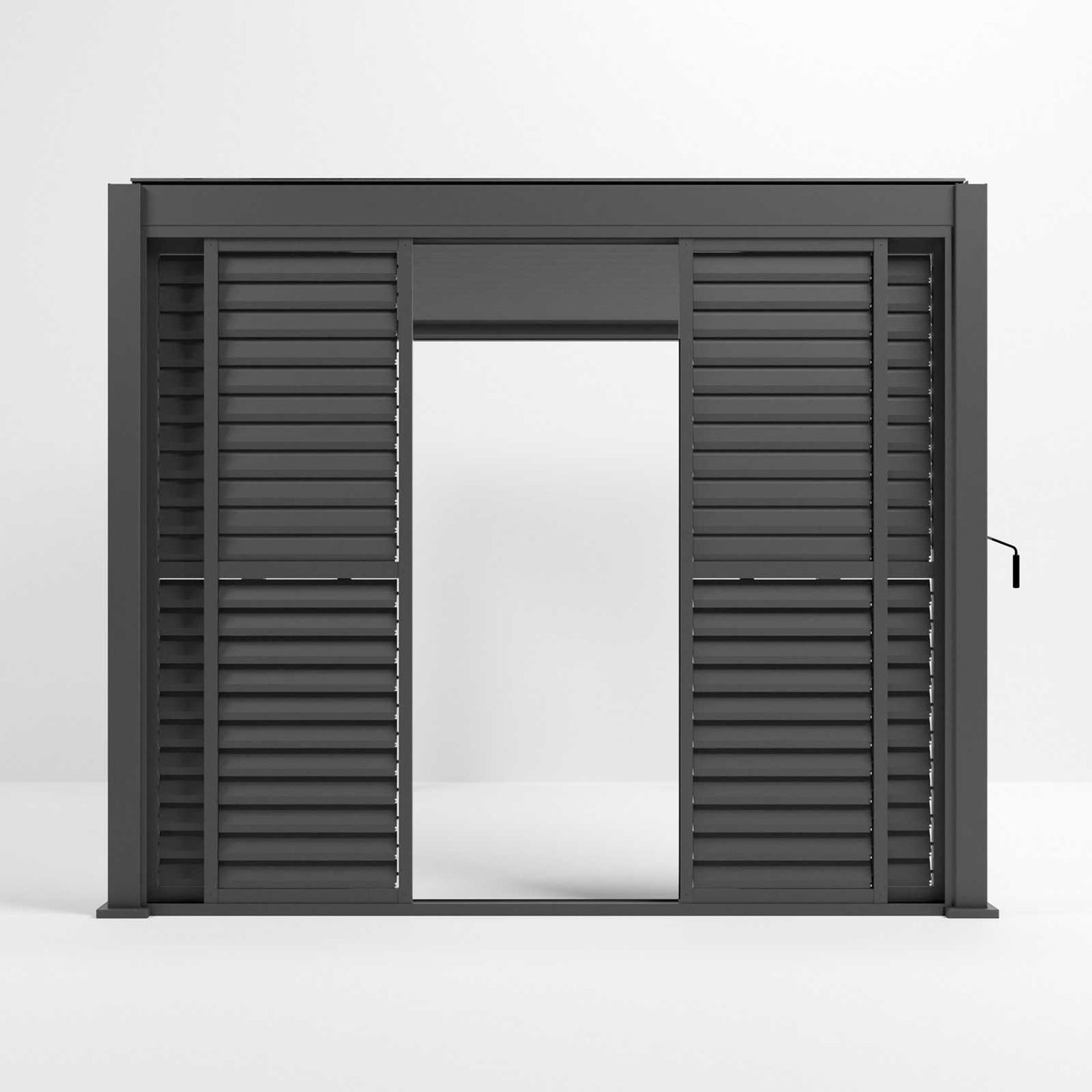 Nova - Titan Louver Sliding Doors 3m, Grey