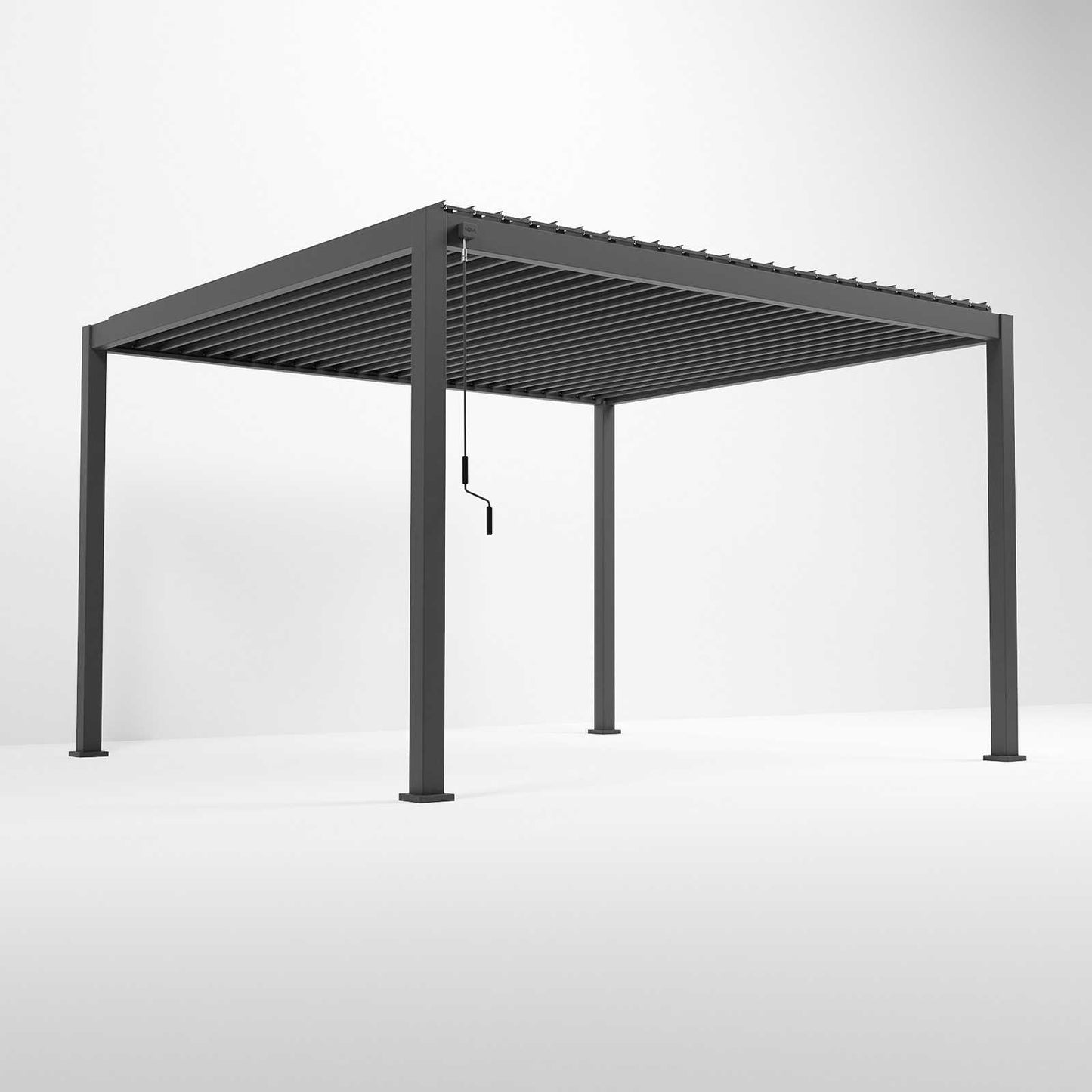 Nova - Titan Aluminium Pergola 4m x 3.6m, Grey