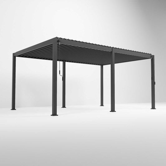 Nova - Titan Aluminium Pergola 5.3m x 3m, Grey