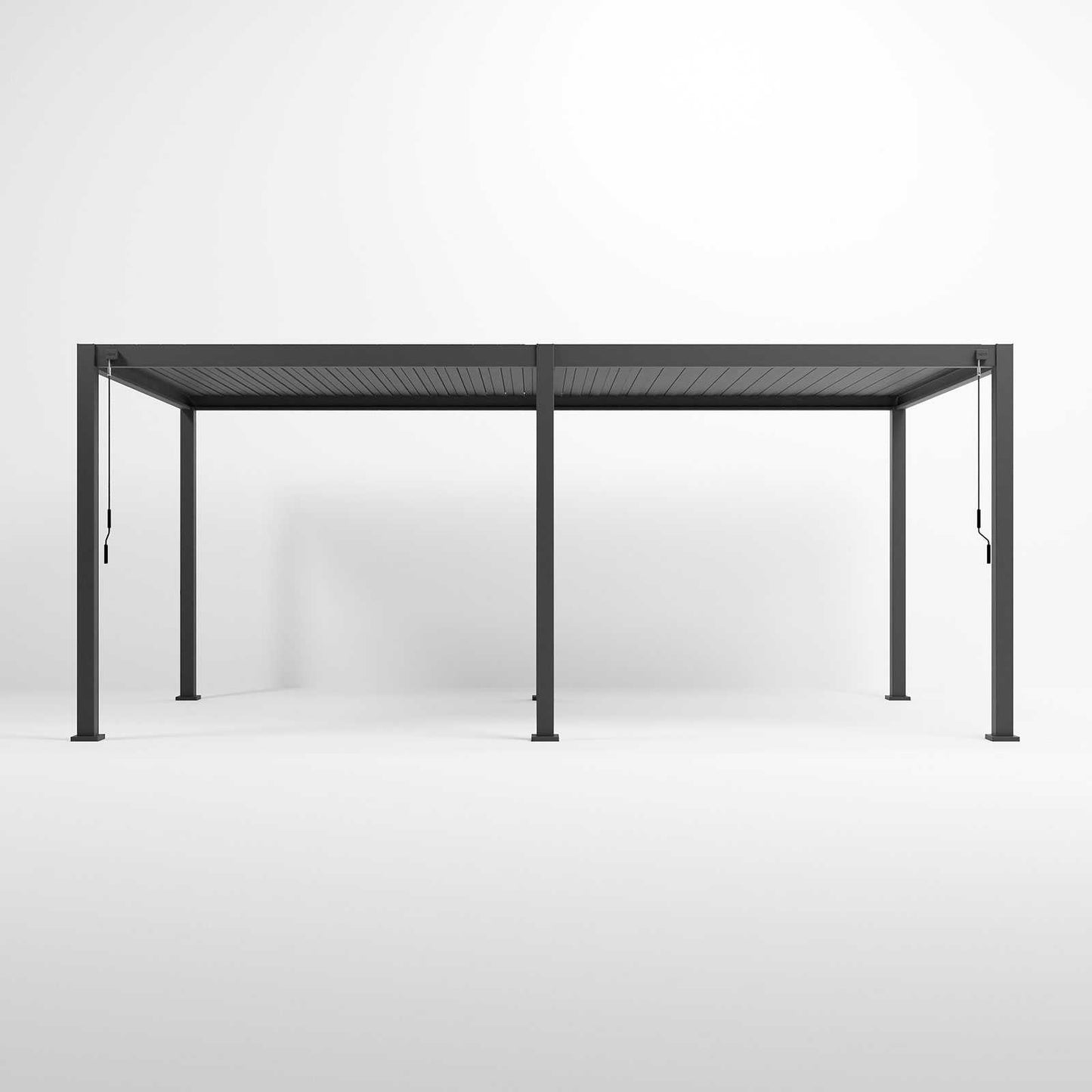 Nova - Titan Aluminium Pergola 6m x 3.6m, Grey