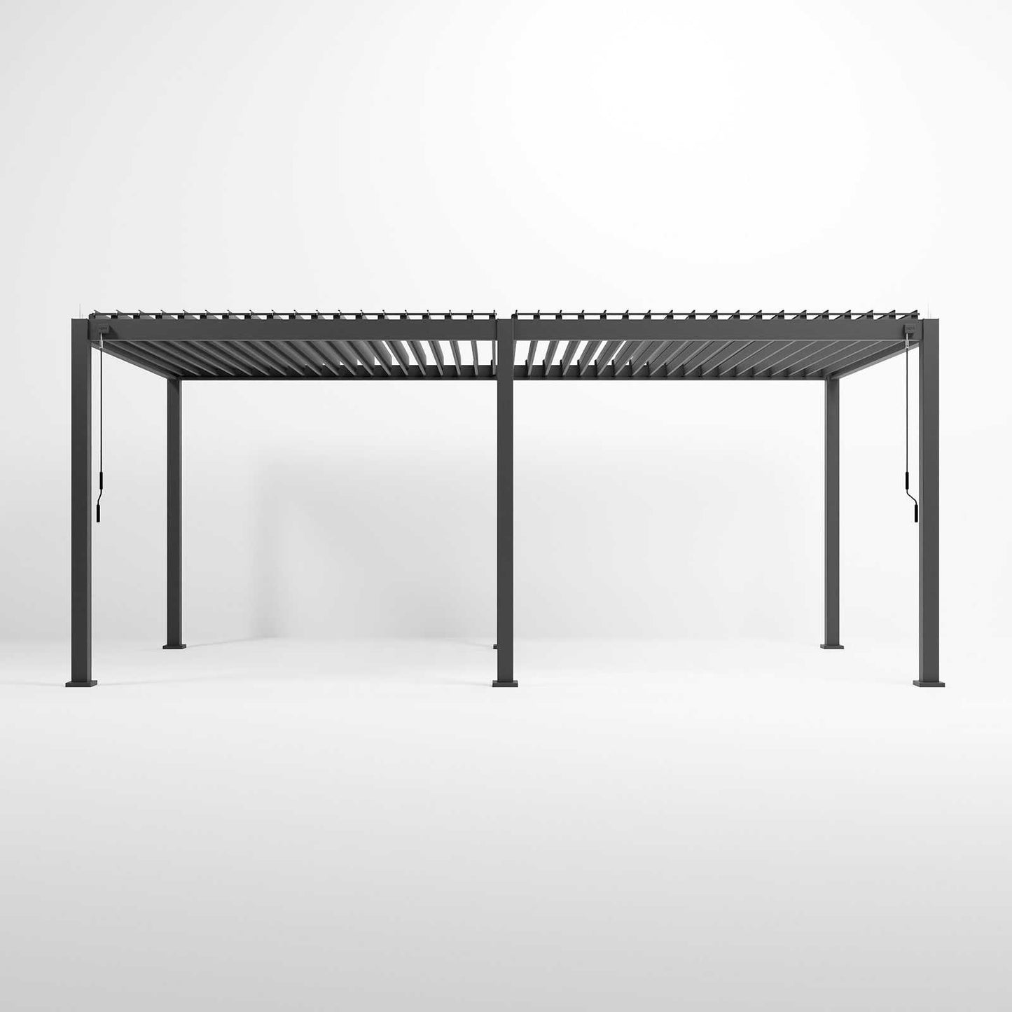 Nova - Titan Aluminium Pergola 6m x 3.6m, Grey