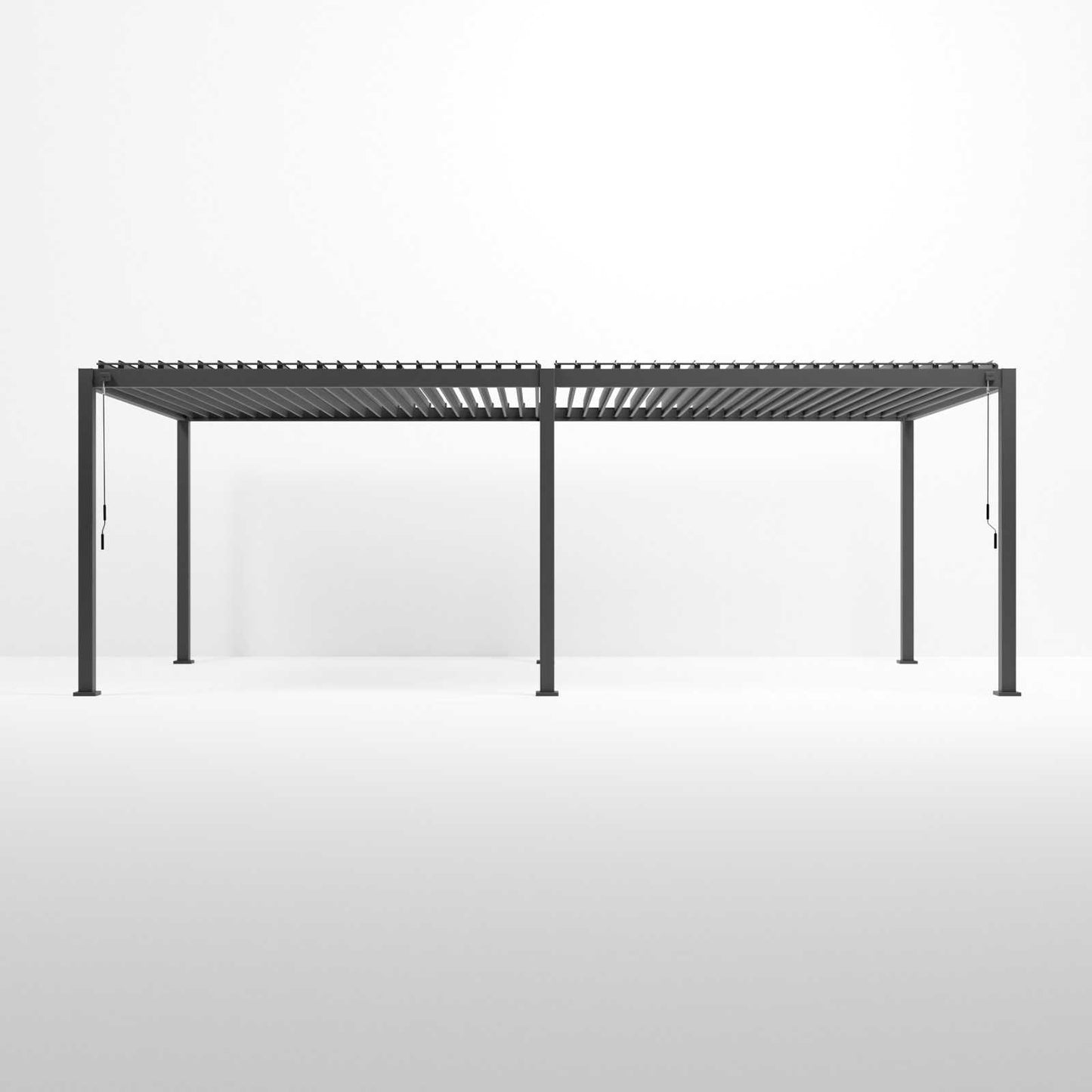 Nova - Titan Aluminium Pergola 7.2m x 3.6m, Grey