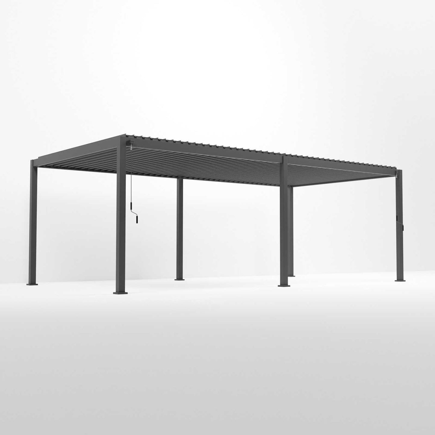 Nova - Titan Aluminium Pergola 7.2m x 3.6m, Grey