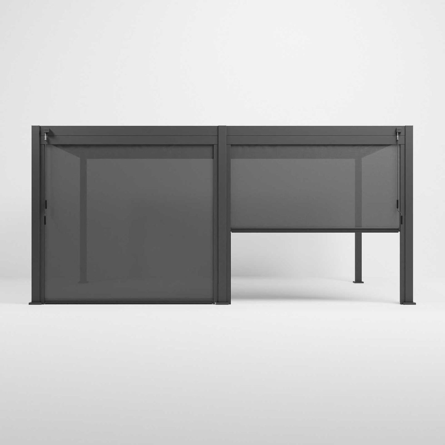 Nova - Titan 2.6m Pergola Pull Down Screen, Grey