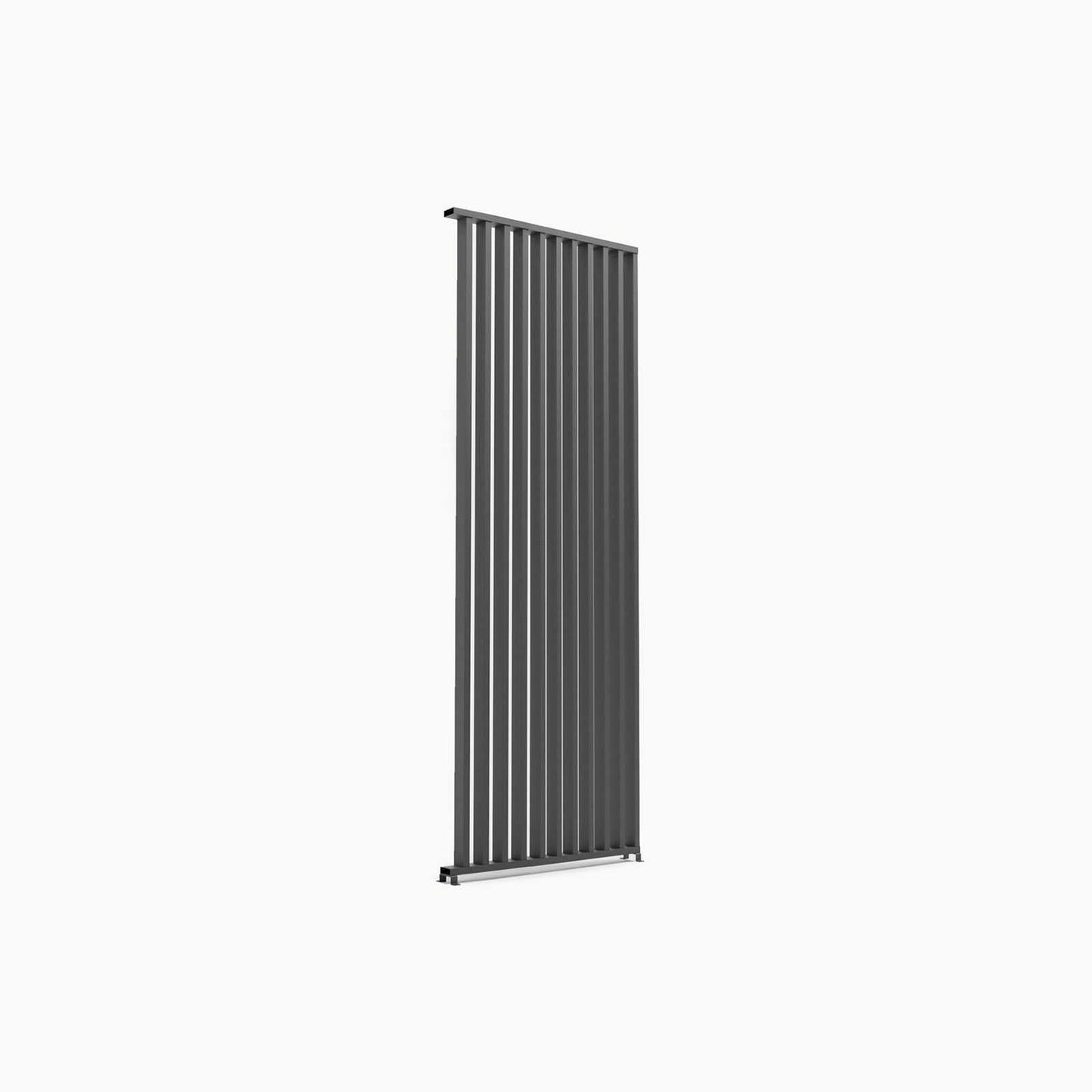 Nova - 1m Vertical Louvre Side Wall Panel, Grey