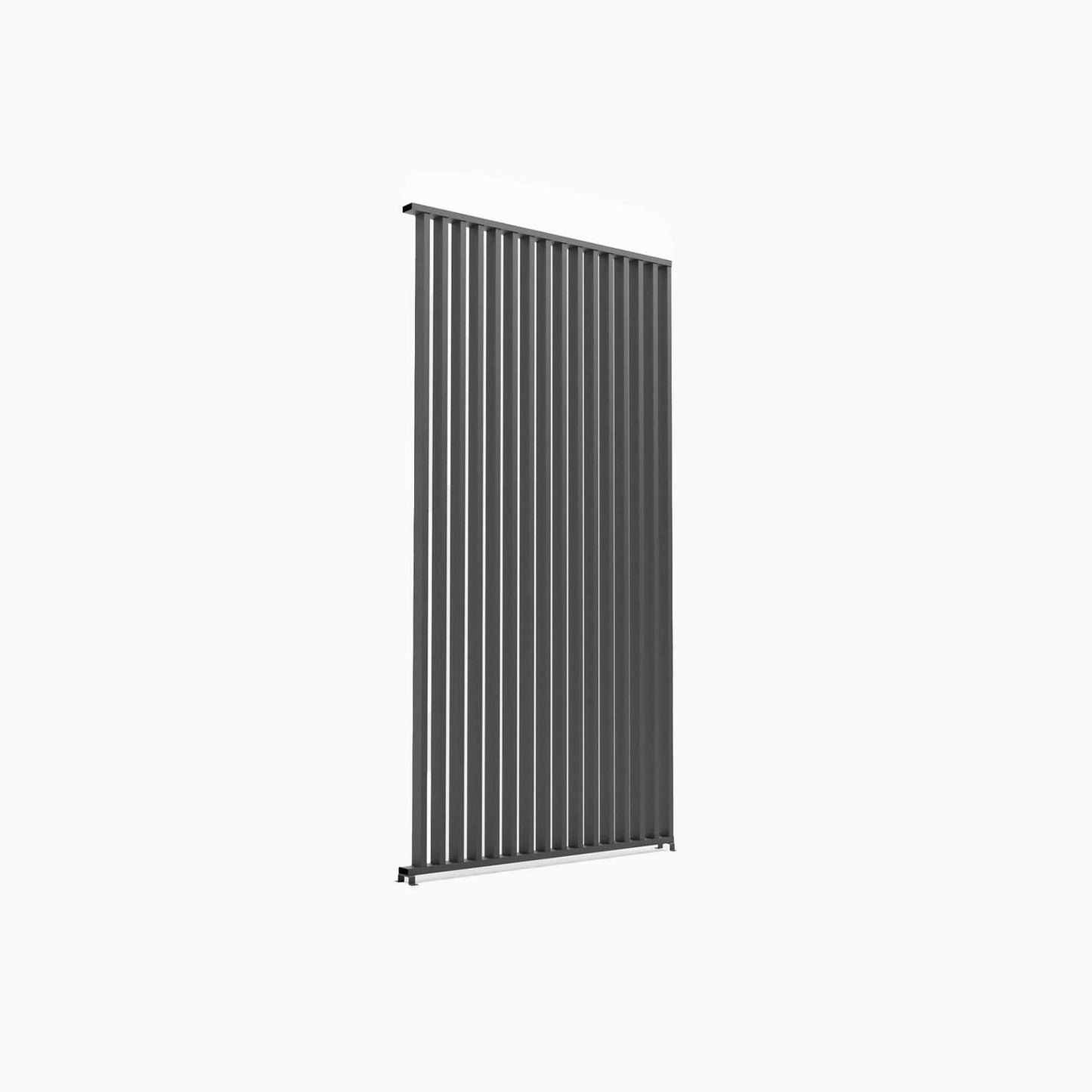 Nova - 1.2m Vertical Louvre Side Wall Panel, Grey