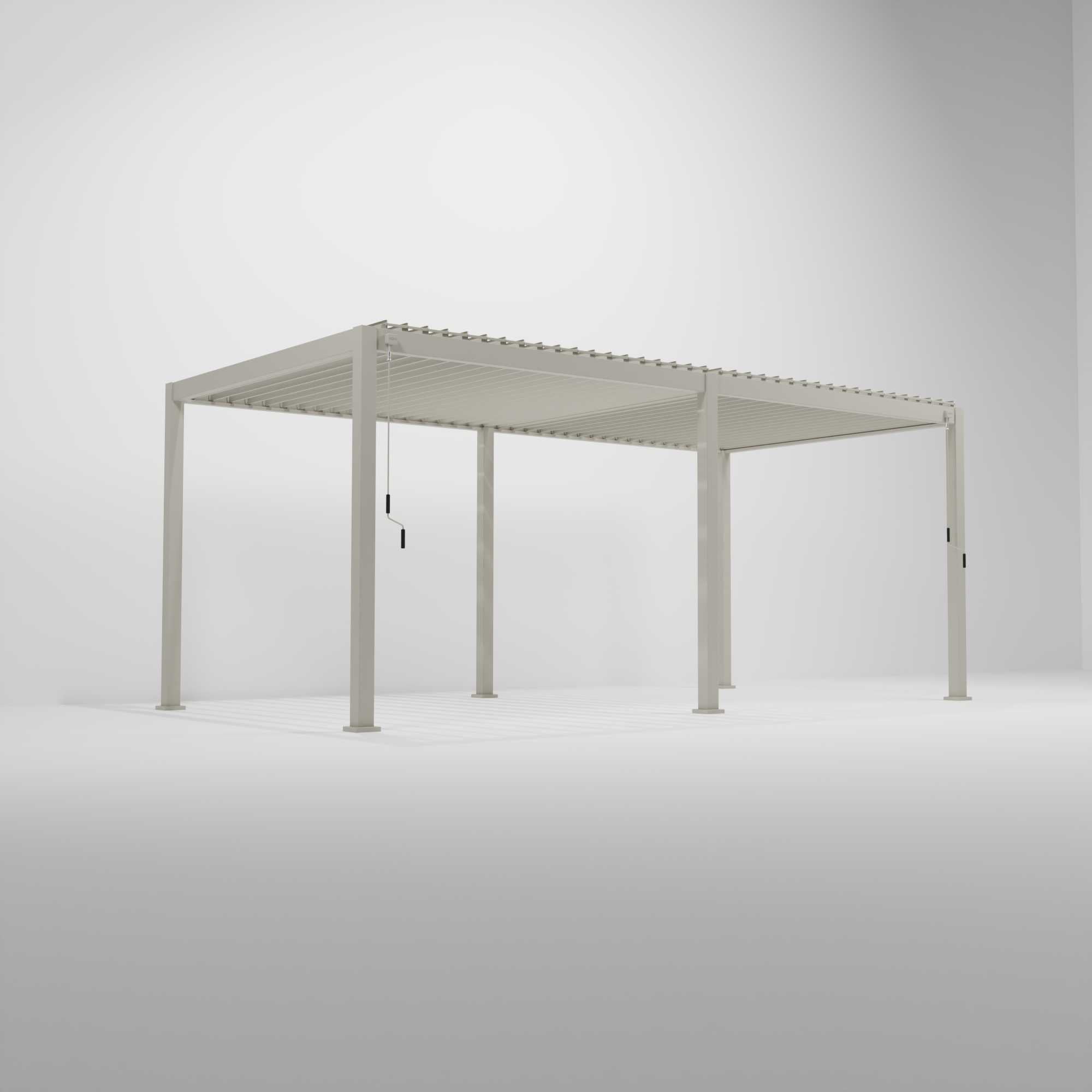 Nova - Titan Aluminium Pergola 6m x 3m, Pebble – RAKE Online