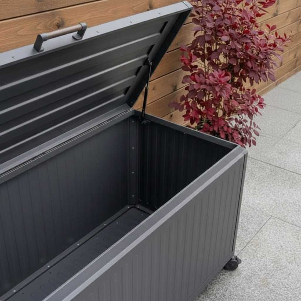 Nova - Medium Aluminium Storage Box - Grey
