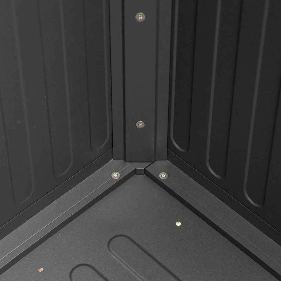 Nova - Medium Aluminium Storage Box - Grey