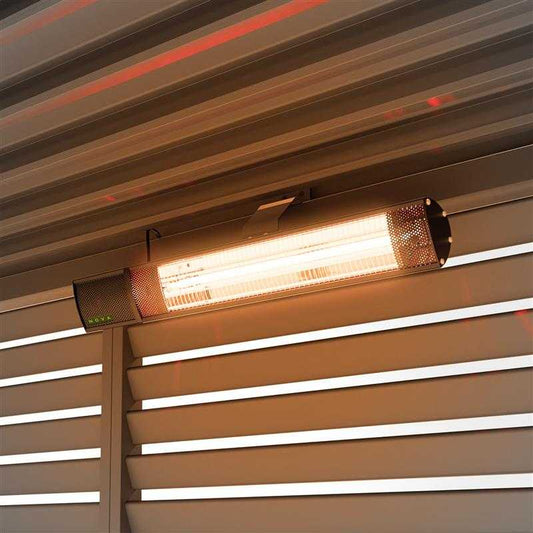 Nova - Gold Infrared 2kW Pergola Mounted Patio Heater