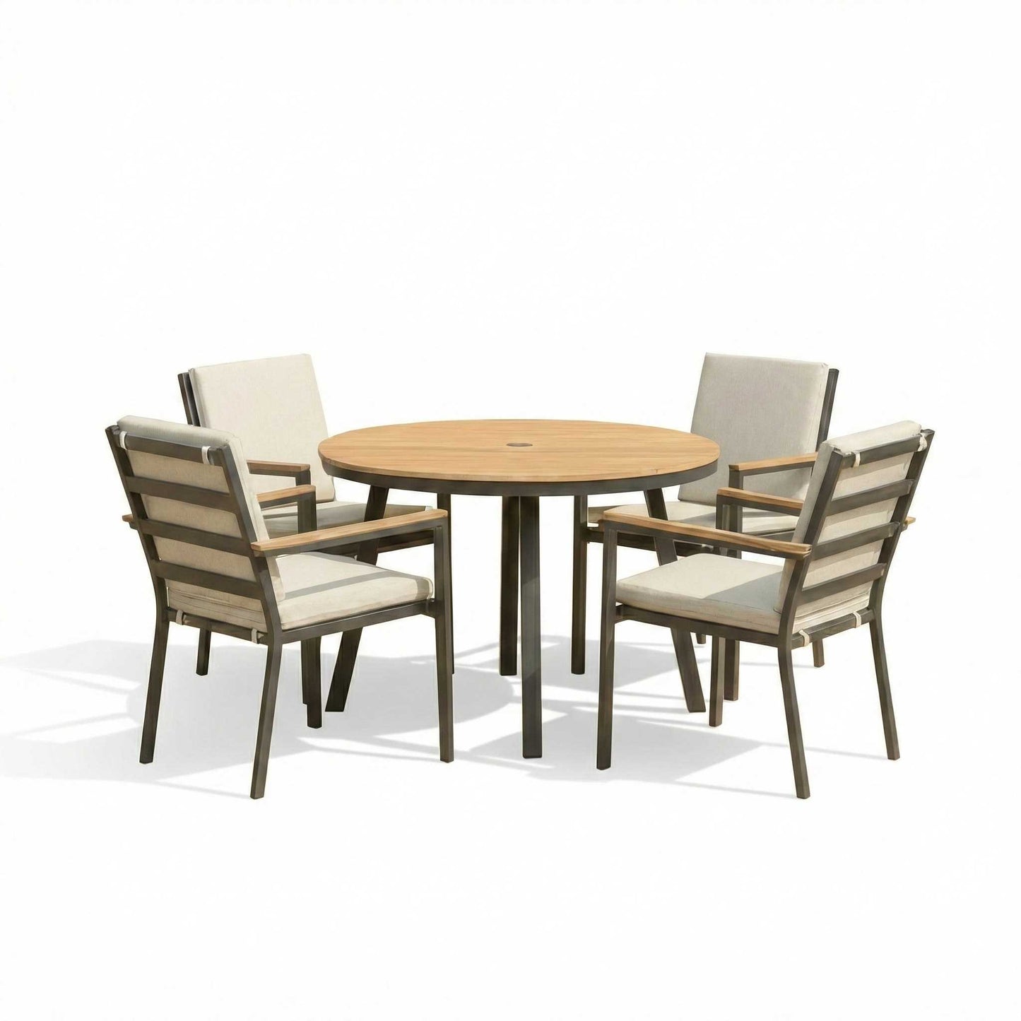 Nova - Heidi 4 Seat Dining Set, 1.1m Round Table