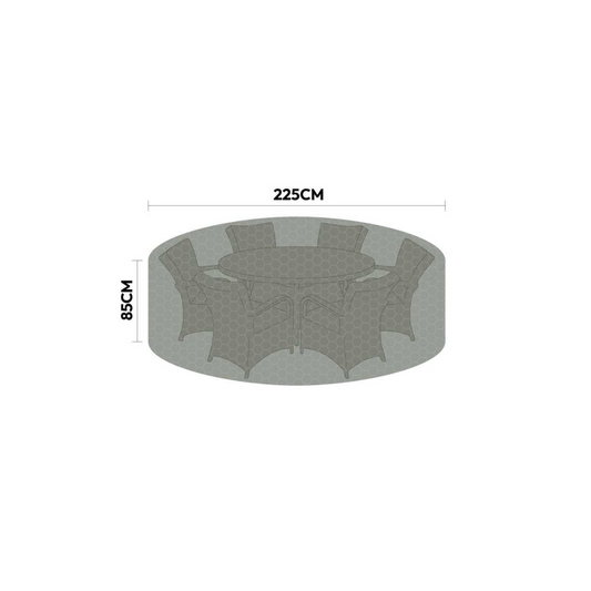 NOVA - Protex 4-6 Seat Rnd Dining Set Cover