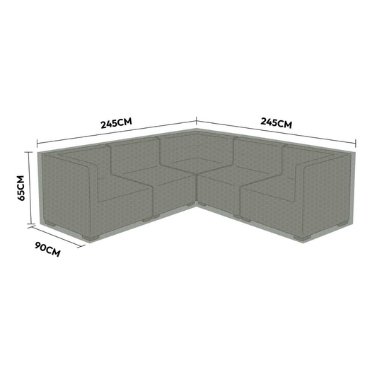 NOVA - Protex L-Shaped Large Corner Sofa Cover, Symmetrical