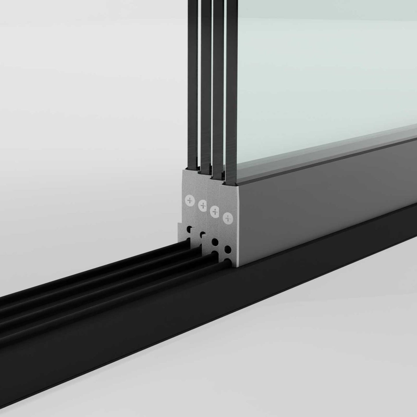 Nova - Titan 4m Glass Sliding Doors Pack, Grey