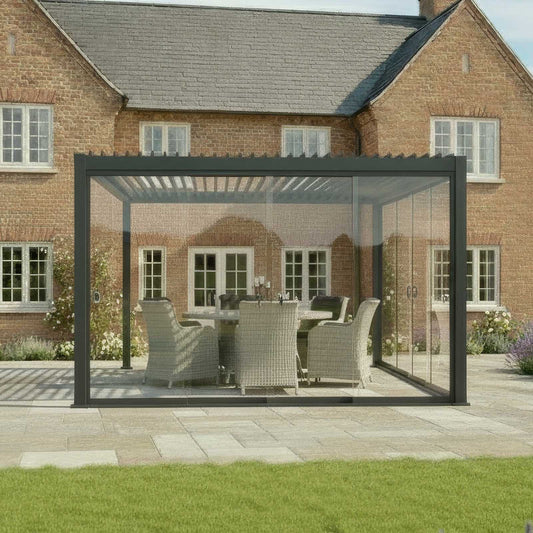 Nova - Titan 4m Glass Sliding Doors Pack, Grey