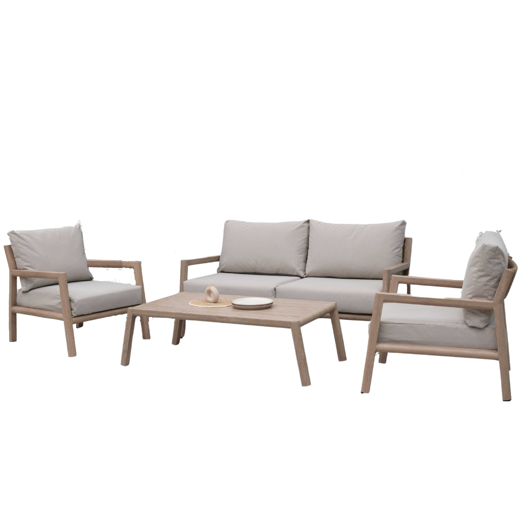 Nova - Eleanor 2 Seater Sofa Lounging Set with Rectangular Coffee Table